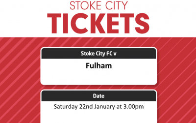 Stoke City FC – Ticket Offer – Sat 22nd January